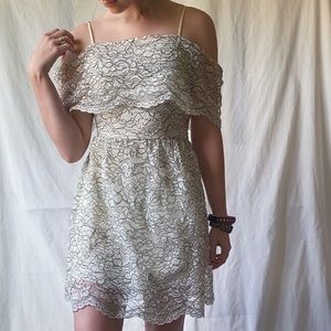 White lace dress